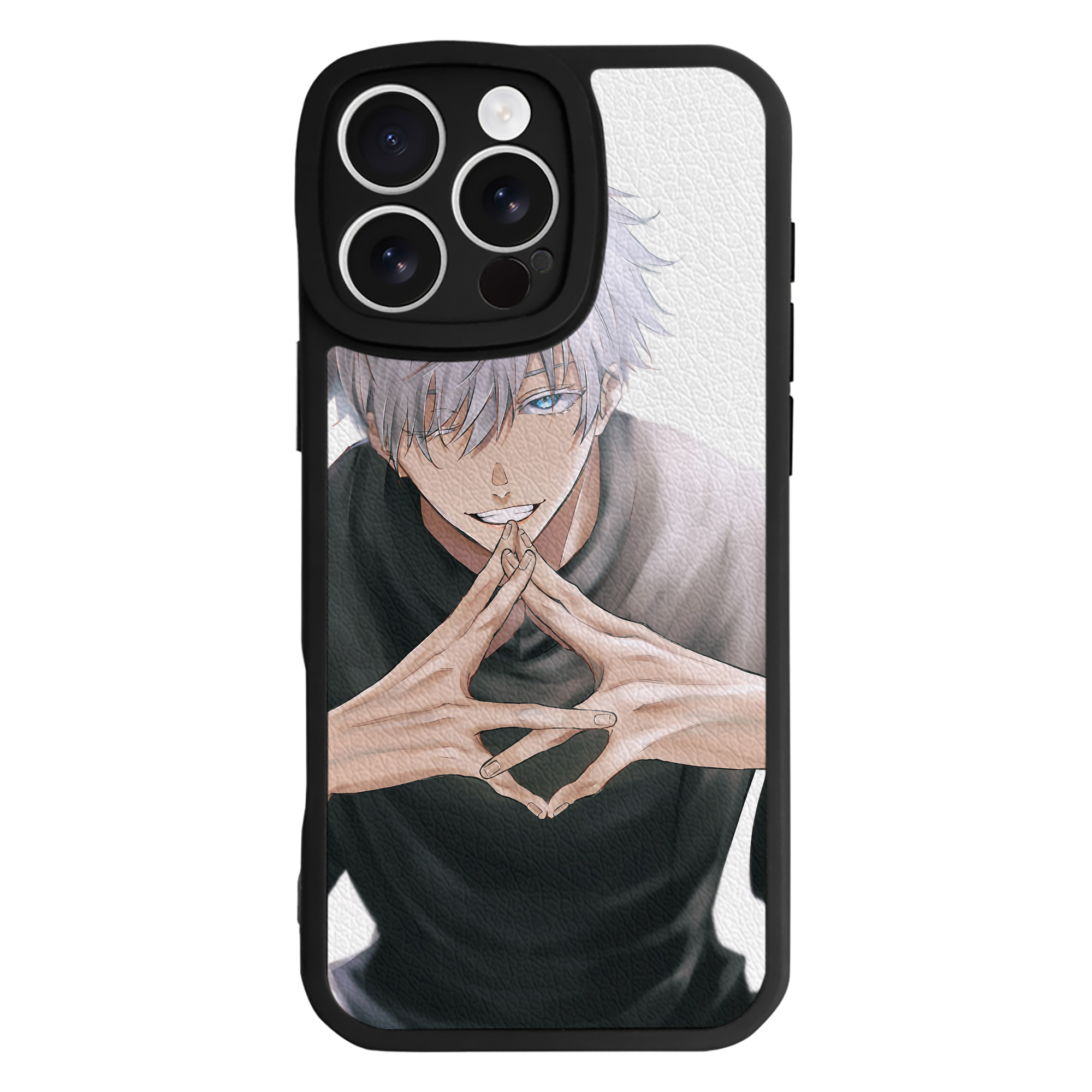 （画像用） 呪術廻戦 Jujutsu Kaisen 【iPhone 16シリーズ対応】シリコンスマホケース（レザー調） 材質：シリコン